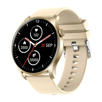 Женские смарт-часы KC08 с полным сенсорным экраном, фитнес-трекер IP67, Водонепроницаемые Bluetooth-умные часы для мужчин для телефона Android IOS