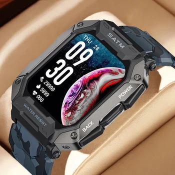 2023 Новые Смарт-часы Для Мужчин Bluetooth с Полным Сенсорным экраном 5ATM Водонепроницаемые Часы Спортивные Фитнес-Мужские Умные Часы Man Rushed