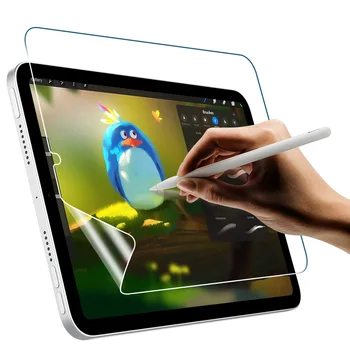 Защитная пленка для экрана из фетровой бумаги для iPad Mini 6 8,3 дюйма 2021, антибликовая / Гладкая для рисования и письма / Поддержка Apple Pencil и Face ID