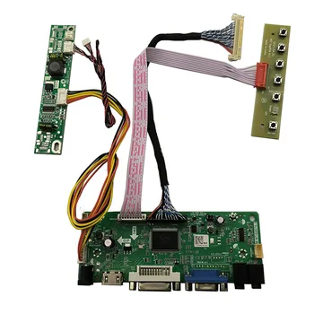 Комплект мониторов для V236BJ1-LE1 V236BJ1-LE2 HDMI + DVI + VGA ЖК светодиодный экран Плата Контроллера Драйвер 1366x768 30 контактов