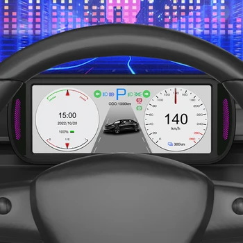 Приборная панель HUD с Головным Дисплеем Спидометр для Tesla Model 3 Tesla Model Y Приборы безопасности Система изменения скорости Мощности