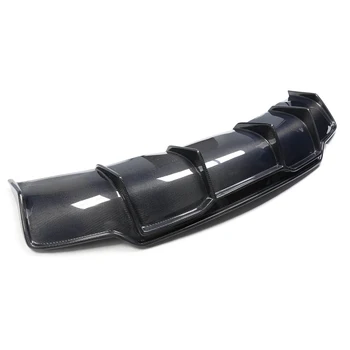 Автомобильный задний бампер из настоящего углеродного волокна, защита диффузора для задней губы, внешние аксессуары для model3