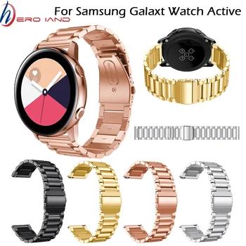 20 мм ремешок из нержавеющей стали для Samsung Galaxy Watch 42 мм смарт-ремешок для Samsung Galaxy Watch Active 2 Gear S2