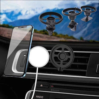 1Psc Автомобильный держатель для телефона, вентиляционное отверстие, автомобильное зарядное устройство, держатель для зарядного устройства Magsafe