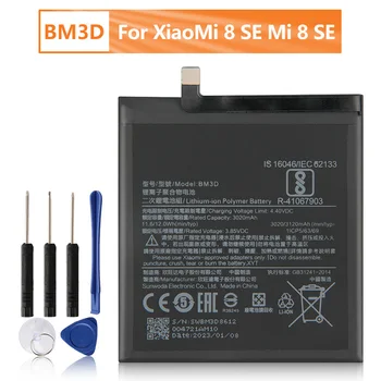Сменный аккумулятор телефона BM3D для Xiaomi MI 8 SE MI8 SE M8SE 3120 мАч с бесплатными инструментами