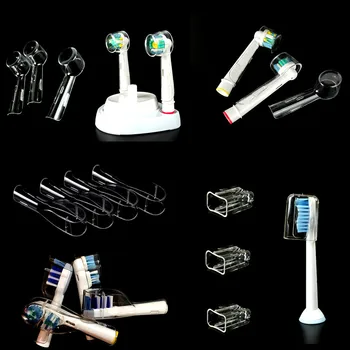 3-5шт Дорожных Головок для электрических зубных щеток, Защитный чехол, Головки для зубных щеток, Чистота, Пылезащитные колпачки для головок Электрических Зубных щеток