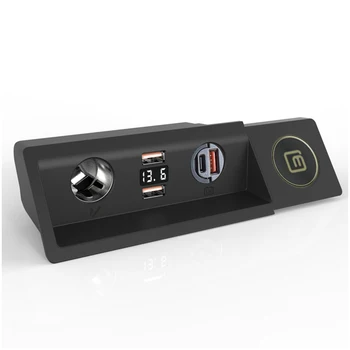 Автомобильное зарядное устройство USB для Volkswagen Passat B8 ARTEON, Аксессуары для автомобильной электроники, Прикуриватель, быстрая зарядка для Xiaomi iPhone