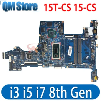 Для HP Pavilion 15T-CS 15-CS Материнская плата Материнская плата ноутбука С процессором I3 I5 I7 8-го поколения DAG7BDMB8F0