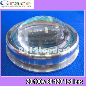 67 мм светодиодный стеклянный объектив + алюминиевое кольцо + отражатель 4 комплекта серии для светодиодов 20 Вт 30 Вт 50 Вт 60 Вт 90 Вт 100 Вт 120 Вт
