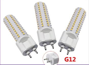 G12 светодиодная кукурузная лампочка 110 В 220 В SMD2835 10 Вт 108 шт. 15 Вт 144 шт. светодиоды AC85-265V лампа высокой яркости для освещения помещений