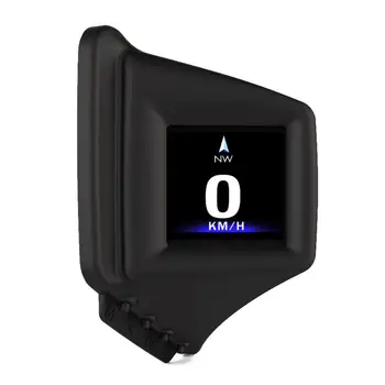 AP-1 HUD Головной дисплей OBDGPS Двойная система Умный датчик Секундомер для вождения Спидометр Одометр Цифровой измеритель Система сигнализации