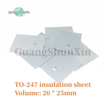 100 шт. Большой силиконовый лист TO-3P TO-247 TO-220, изоляционные прокладки, силиконовая изоляционная пленка