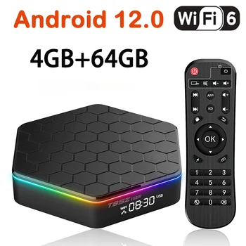 2023 T95Z PLUS Android 12 TV Box Allwinner H618 6K 2,4G 5G wifi6 4GB 64B 32GB 2GB16GB BT5.0 H.265 Глобальный медиаплеер Приемник