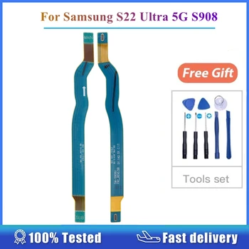 Для Samsung Galaxy S22 Ultra 5G S908 Сигнальная антенна Подключение материнской платы к порту зарядки Гибкий кабель Замена запасных частей