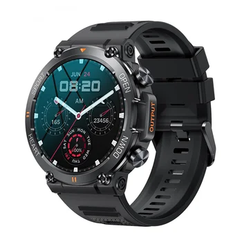 Смарт-часы Спортивный Фитнес-трекер Кардиомонитор Smartwatch для Android IOS 400 мАч Новые 1,39 дюймовые мужские Bluetooth-звонки