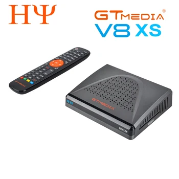 10 шт./лот, спутниковый ресивер GTMEDIA V8XS с поддержкой DVB-S/S2/S2X смарт-карты CA H.265 8bit 10bit, 61 Вт, 70 Вт IKS для Южной Америки