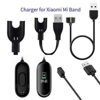 USB Магнитное зарядное устройство для Xiaomi Mi Band 7 6 4 3 Сменный кабель для зарядки наручных часов, провод для зарядки Оборудования, умные аксессуары