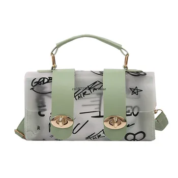 Женская сумка с граффити 2023, Летняя Новая Модная сумка, Уличная модная сумка через плечо на одно плечо