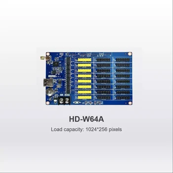 Плата управления Huidu HD-W64A с одноцветным и двухцветным беспроводным портом WiFi серии USB для светодиодного модуля