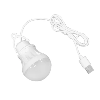 Светильник для чтения, светодиодный фонарь, Портативная походная лампа, мини-лампа, USB-ночник, подключаемый блок питания, настольная лампа Super Birght