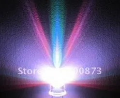 светодиодная индикаторная лампа 5 мм RGB 7 цветов с медленной вспышкой (LED)