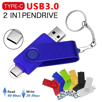 Многофункциональные USB-флешки otg 3,0 pendrive 3 в 1 высокоскоростная 64 гб cle USB-накопитель 512 ГБ 256 гб128 гб Флеш-накопитель для телефона/планшета