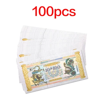 100шт Банкнот с китайским драконом и Фениксом, Ретро Бумажные деньги (серийные банкноты)  Хорошая коллекция поклонников художественного ремесла