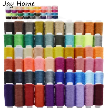 Наборы швейных ниток 30/60 Цветов, 250 Ярдов на катушку из полиэфирной нити с 36 Цветными Шпульками для ручного или машинного шитья