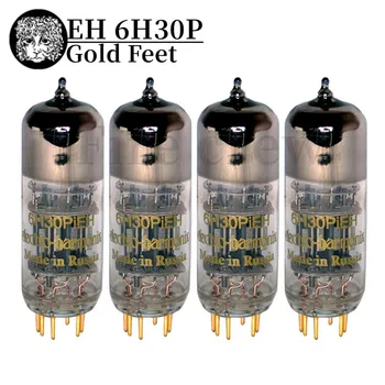 Вакуумная трубка EH 6H30PI 6H30 Золотые Ножки Заменяет 6N6 для Электронного лампового усилителя HIFI Аудио Усилитель Оригинальный Точное соответствие Подлинному