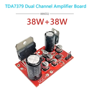 TDA7379 Стерео Плата Усилителя мощности Модуль AD828 Предусилитель Двухканальный DC9V-17,5 V 38 Вт + 38 Вт Усилитель Мощности Аудио Amplificador