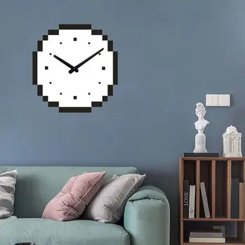 Экран Настенные часы My World Простое Искусство Часы для спальни Технология Чувство Гостиной Домашние Креативные Настенные часы