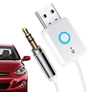 Автомобильный адаптер, универсальный прочный автомобильный адаптер громкой связи, Удобный стабильный USB-адаптер Plug And Play, многофункциональный автомобильный адаптер