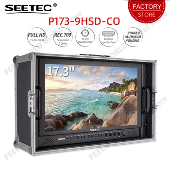 SEETEC P173-9HSD-CO Монитор Режиссера трансляции 4K HDMI 3G SDI с алюминиевым дизайном Full HD 1920x1080 с видео-аудио YPbPr