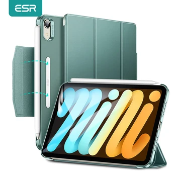 ESR для iPad mini 6 Чехол Trifold Cover для iPad mini 6 Smart Cover Магнитный для iPad mini 6 2021 с держателем карандаша Задняя крышка